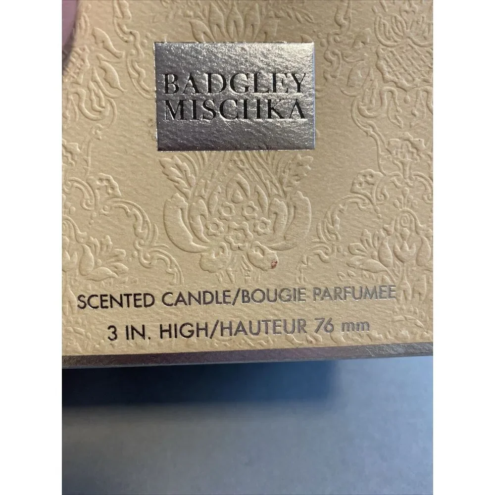 Rare Badgley Mischka Scented Candle 3